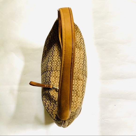 COACH HOBO BAG #6618 CANVAS WITH LEATHER TRIM - Picture 5 of 7